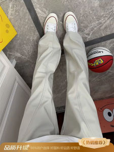 Waterproof Soft Shell Work Trousers Mens Casual Straight Leg Pants Spring Autumn Washed Low Waist Polyester Fiber Youth Fashion