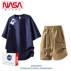 NASA WTAPS | Rivet Deconstruction Lightweight Breathable Mens Short Sleeve and Shorts Set