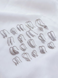 Vòng Tay DIY Trắng Vàng Micro-Bộ Zirconia Móc Tai Bông Tai Trang Sức Thời Trang Bông Tai Và Bông Tai Giọt Hợp Kim/Mạ Kim Loại