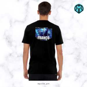 GG T-Shirt FRANCO skin Valhalla Ruler Mobile Legends Kaos Custom Katun Slim-fitting