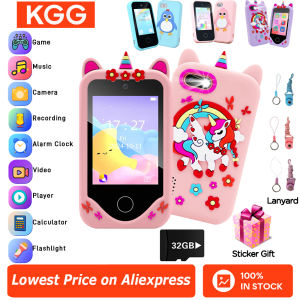 Kids Smart Phone Camera Toy Phone 40+ Games Touch Screen Learning Toy For 3-12 Year Old Boys Girls MP3 Player Birthday Gifts