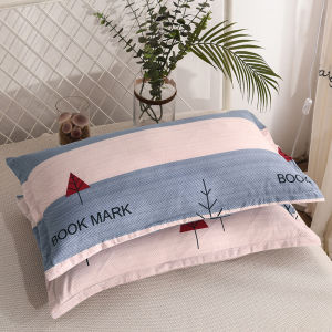 Special Offer Neck Support Pillow 40*60 Simple Design Single Person Dormitory Use Adult 48*74 Pillow Core plus Cover Set One