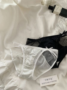 Quần Lót Ren Satin Gợi Cảm Pure Desire Dành Cho Nữ Quần Lót Tam Giác Pure Cotton Cạp Thấp Mùa Đông 2024 Quần Lót Thoải Mái