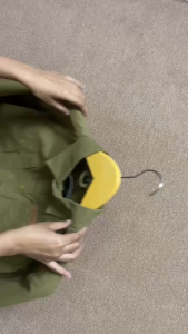 Kemeja Lapangan Pria Lengan Panjang & Kemeja Taktikal Bahan Kanvas