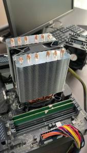 CPU Air Cooler 4Pin 6Heatpipes Ventilador PC for Intel LGA 1700 2011 1200 1366 115X X79 X99 AMD AM3 AM5 AM4 Cooler Processador