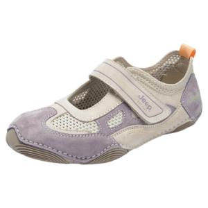 Jeep | Jeep Mary Jane Womens Shoes 2025 New Sporty Sandals Thick Bottom Magic Tape Ballet Style Slip-On City Walk Beach Casual Shoes