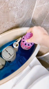 Sáp Thả Két Nước Smile Mom 180g – Sáp Vệ Sinh Bồn Cầu Khử Mùi WC Hương Hoa Anh Đào