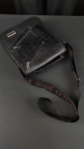 Tas Selempang Polo Amstar Kulit PU 10"Inch Pria Wanita Tas Kantor