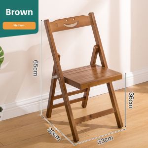 Bamboo Foldable Small Bench with Backrest Foldable Chair Portable Maza Outdoor Fishing Stool Low Stool For Home