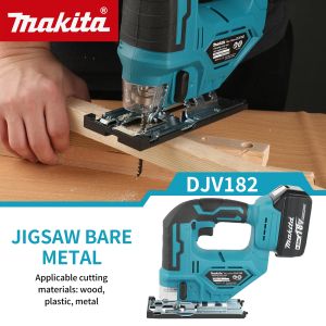 Makita | Makita DJV182Z 18V Brushless Jigsaw 340W Max Power Cordless Barrel Handle Saw Portable Woodworking Tool Blade Included