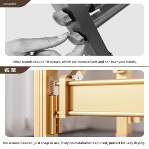 Foldable Expandable Indoor Outdoor Drying Rack