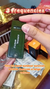 5pcs Multi-Frequency Survival Whistle – High-Pitched Emergency EDC for Camping Hiking & Earthquake Rescue