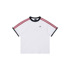 A chock | Retro Waffle Knit Color Block Sports Jersey