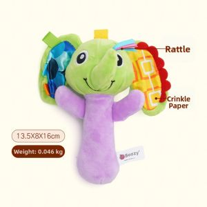 LEKU | Squeaky Soft Rattle Toy