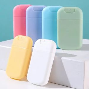 Portable Mini Refillable Fragrance Hand Sanitizer Alcohol Bottle With Nylon Lanyard Sub-bottling Cosmetic Tool Wholesale