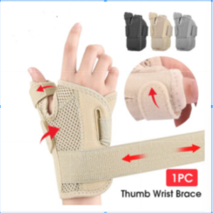 1PC Flexible Splint Wrist Thumb Support Brace For Tendonitis Arthritis Breathable Thumb Protector Guard Fits Right And Left Hand