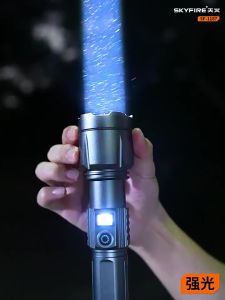 Zoomable LED Flashlight 2 Pcs High Lumens Rechargeable Tactical Flashlights High Powered Super Bright Flashlight 3 Modes Waterproof Handheld Flash Lights for Outdoor Home Camping Hiking