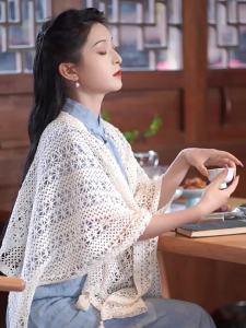 Vintage Ethnic Holiday Style Sun Protection Cardigan