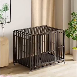 Large Dog Cage with Poop Tray Mobile Steel Cage 4 Wheels Spacious Design Kulungan ng Aso Heavy Duty