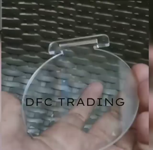 50 PCS Acrylic Blank Medal Clear Ornament Blank Transparent 3mm Thickness