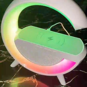 พร้อมส่ง ลำโพงบลูทูธไร้สาย Bluetooth 5.0 เครื่องชาร์จแบบไฟกลางคืนโคมไฟตั้งโต๊ะอัจฉริยะLED RGB สะดวกใช้ง่าย ราคาที่มีประสิทธิภาพ ให้สัมผัสผลิตภัณฑ์ของ TUTOO Shop