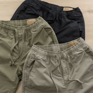 Mens Summer Thin Loose Casual Shorts Five-Point Workwear Pants High Waist Straight Leg Cotton Khaki Pure Color Youth Style