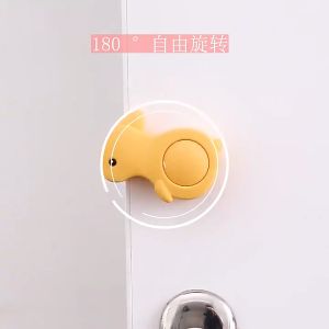 【SKIT SG】Door Slam Stopper Ultra-Soft Door Pinch Guard for Babies Toddlers Cartoon Foam Finger-Proof Cartoon Door Protector Prevents Slamming Door Locked in Room first-rate