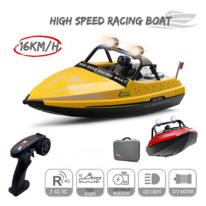 เรือ บังคับ ความเร็ว วิทยุ ล่างเล่น เร็วแรง พื้นน้ำ, ขนาดกระทัด สะดวก แถมกระเป๋า รุ่น WL917