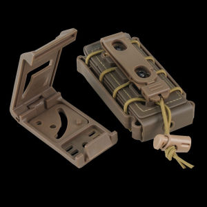 ซองใส่แม็กกาซีนแบบ Molle พร้อมคลิปหนีบเข็มขัด สำหรับปืน 9 มม. .40 S&W .45 ACP M1911 สำหรับกีฬากลางแจ้งและล่าสัตว์