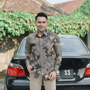 Jayabaya Batik RanggaII Kemeja Batik Pria Lengan Panjang
