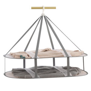 Wash Drying Rack Flat Layout Wool Sweater Special Laundry Hamper Socks Drying Tool Polyester Material Nordic Style Basket