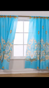 New Curtains 85x190cm 1PC for Windows Door Bedroom Living Room Home Decoration Blue Kurtina Sale Elegant Cotton Curtain Window Treatment COD