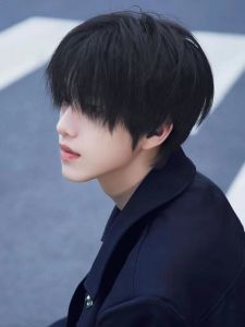 Mens Short Hair Wig Natural Handsome Boyish Feel Korean Style Cosplay Full Head Cover Daily Wear High Temperature Silk Hair