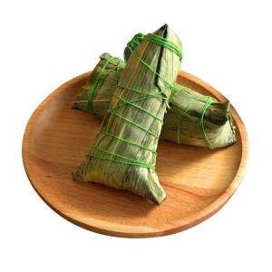 Freshly Made Preserved Egg with Bacon Zongzi