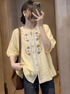 Áo Thêu Dân Tộc Phong Cách Retro