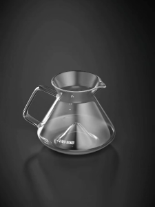 MHW-3BOMBER Hill Coffee Server – Borosilicate Glass Pour Over Server 360ml/600ml | Heat-Resistant Precision Pouring