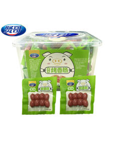 Ready-to-eat Roasted Sausage Mini Bullet Shaped Snack Original Flavor Leisurely Chewy Taiwan Style Hot Dog Pork Snack