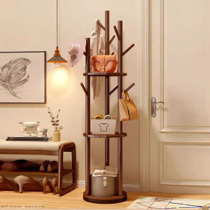 CHUJUN | Rotating Closet Rack Floor Corner Entry Simple Standing Bedside Coat Rack