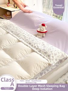 Nanjiren | Bộ Đồ Chăn Gối Hai Lớp Voan Dễ Mang Đi Du Lịch