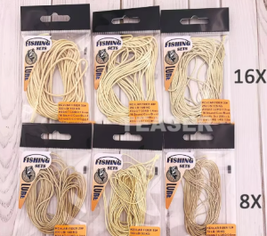 TEASER 70-300LB String Strong Hollow Core Assist Line For Boat Binding Jigging Hook Accessories Braided Kevlar Fishing Line