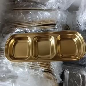 Khay Đựng Nước Sốt Nước Chấm 3 ngăn Bằng Inox 304 Chất Lượng Cao