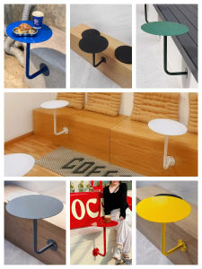 โต๊ะกาแฟติดผนังสีสันสดใส ศิลปะ อุปกรณ์ตกแต่งบ้าน สไตล์โมเดิร์น โต๊ะกาแฟขนาดเล็ก โต๊ะเครื่องแป้ง เครื่องประดับตกแต่งบ้าน