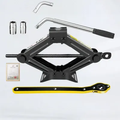 JIAJIALE | Manual Portable Jack For Small Cars Tire Changing Horizontal Hydraulic