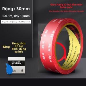 3M | Băng Dính Hai Mặt Trong Suốt Nano Mạnh Cho Ô Tô Tường Ảnh Không Dư Lại Keo
