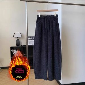 Elegant Warm Wide-leg Pants