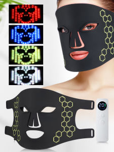 การบำบัดด้วยแสงแผ่นมาส์กหน้าความงามโฟตอน LED สตาร์วอร์การฟื้นฟู IPL ริ้วรอยการซ่อมแซมมาสก์เพื่อผิวกระจ่างใสส่งเสริมดูแลผิวหน้าการดูดซึม