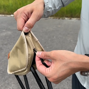 SANLIKE Foldable Chair Portable Chair Pencil Case Folding Chair Outdoor Camping Chair Mini Stool Chair Fishing Stool