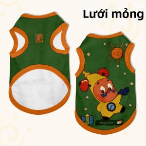 HanWei | Áo Giáp Chống Rụng Lông Thú Cưng Hình Cartoon Phong Cách Retro