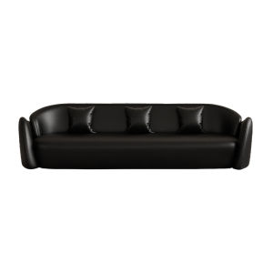 HUASHEMEIJI | Minimalist Leather Sofa for Home and Commercial Use