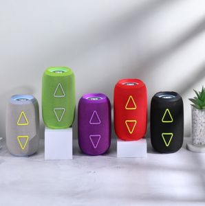 T&G TG655 TWS Bluetooth V5.3 Portable Wireless HiFi Sound Speaker with TF Card USB AUX In FM Radio & RGB Light Effect